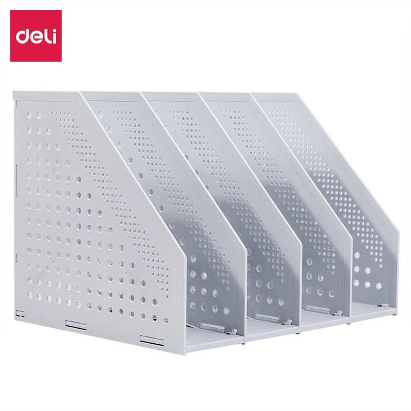 Powerful 78996 installation-free folding file frame office quadruple data rack desktop bookshelf simple storage storage