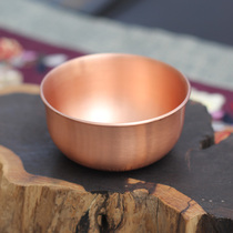 Red copper cup pure copper tea cup dedicated to cup pure handmade home thickened copper water cup retro Gongfu tea furniture