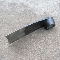 Hand-forged round hole small strip hoe flower potted portable steel hoe grass planting vegetable cultivation hoe anti-drop farming tools