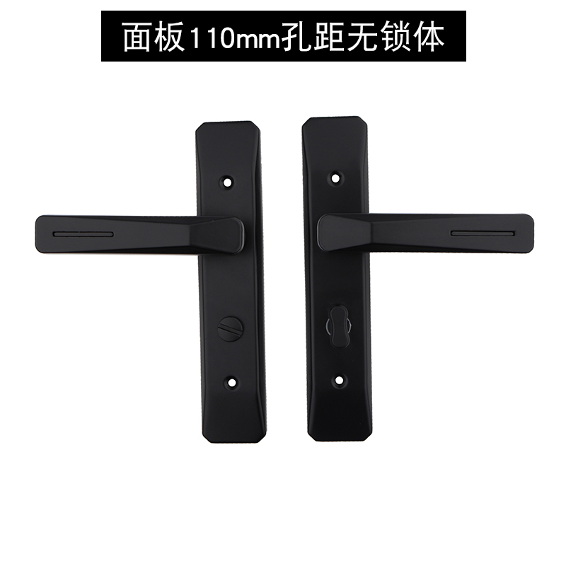 Makeup Room Door Lock Without Key Home Universal Aluminum Alloy Toilet Bathroom bathroom Indoor door panel Handlock