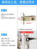 Single-Tongue Wooden Door Lock, Universal for Home Use, Bedroom Interior Room Door Handle, Mechanical Door Lock, Stainless Steel Lock Accessories