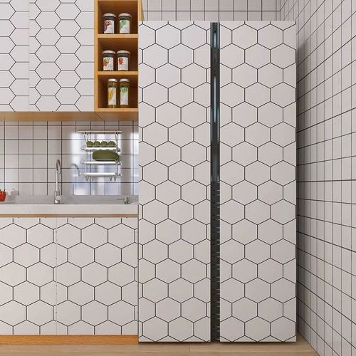 Северная сплошная черно -белая сеть шестиугольника самоадгея