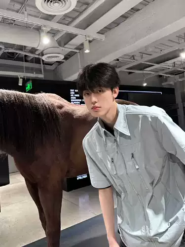 Летние тонкие наплечники с молнией, синяя цветная рубашка, мужской кардиган, изысканный стиль