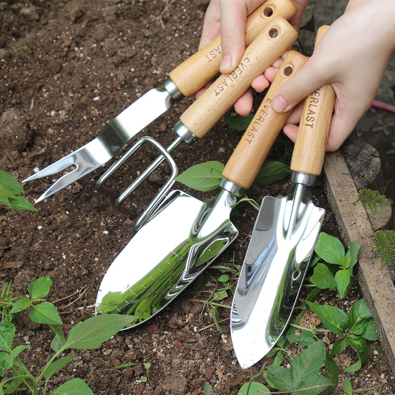 Flower planting tools Household gardening flower cultivation shovel set Outdoor digging soil to catch Poseidon fleshy flower pot planting shovel