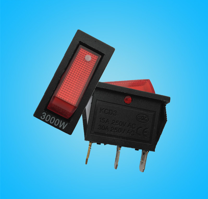 3000W electric wok electric pot switch (copper foot)anti-oxidation electric light switch Rocker switch