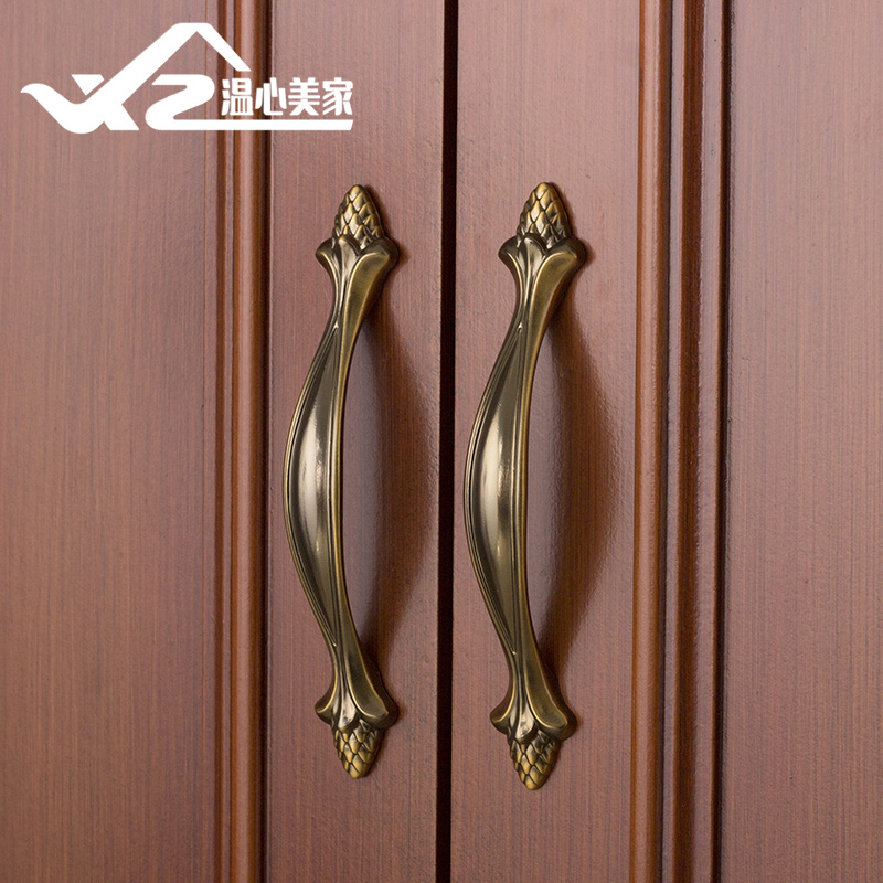 American retro country coffee table drawer bedside table kitchen door kitchen cabinet handle Nordic handle cabinet door handle