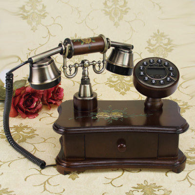 Masefiel Antique Antique Vintage Vintage Vintage Garden Creative Living Room Home Decoration Cable Fixed Telephone Landline
