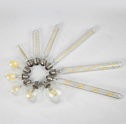 Edison LED Bulb Retro Tungsten Filament Light Source Dimming Filament E27 Screw ST64 4 W 110V 220V