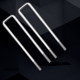 Custom-made right-angle square card with stainless steel extended u bolts