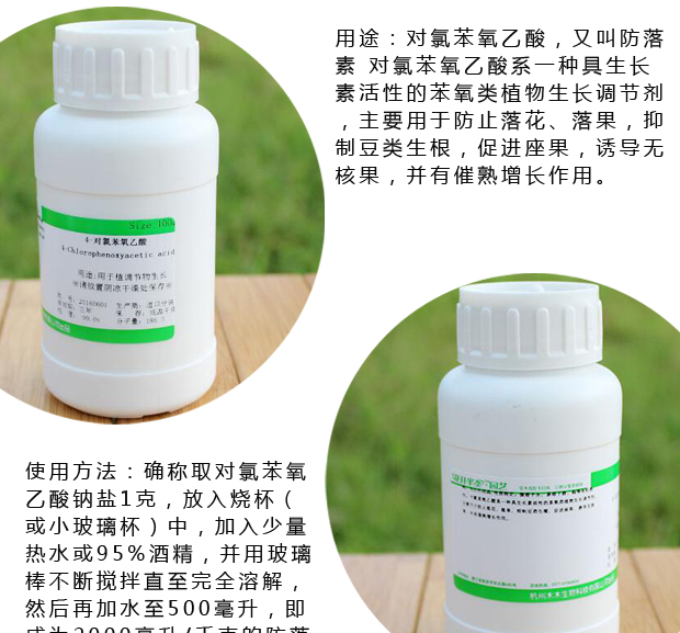 Cung cấp làm vườn thúc đẩy tinh thần cà chua tinh thần chống rụng 4-p-chlorophenoxyacetic acid ức chế chất làm chín chống hoa và trái cây - Nguồn cung cấp vườn bộ làm vườn mini