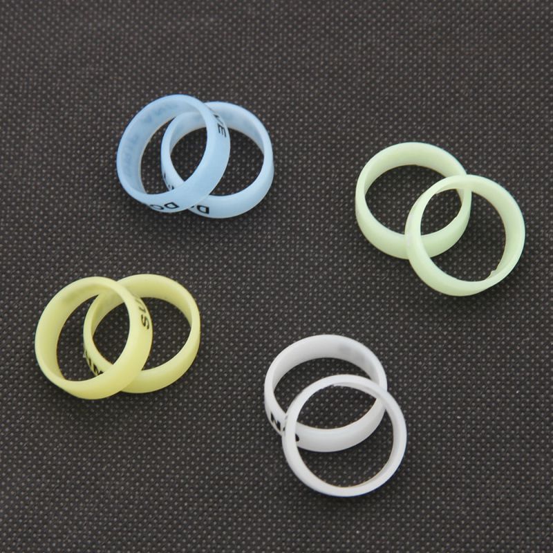 22MM luminous circle of fluorescent silicone anti-slip ring digital product slingshot decoration ring forcing the ring forcing the ring