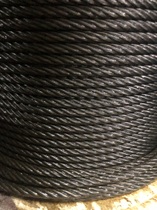 Jiangsu Juli steel rope 19 5mm oily wire rope Lifting crane driving electric hoist special wire rope