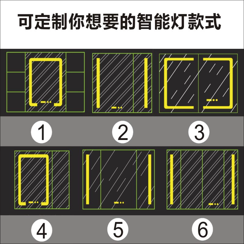 tủ gương inox Tùy biến 
            Nhà máy hợp kim nhôm tùy chỉnh cửa tủ gương thông minh tủ trang điểm cửa gương phòng tắm gương thông minh có đèn làm mờ cửa gương tủ gương inox tủ gương treo tường