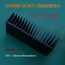 LM3886 SK3875 power amplifier board (with horn protection) matching heat sink