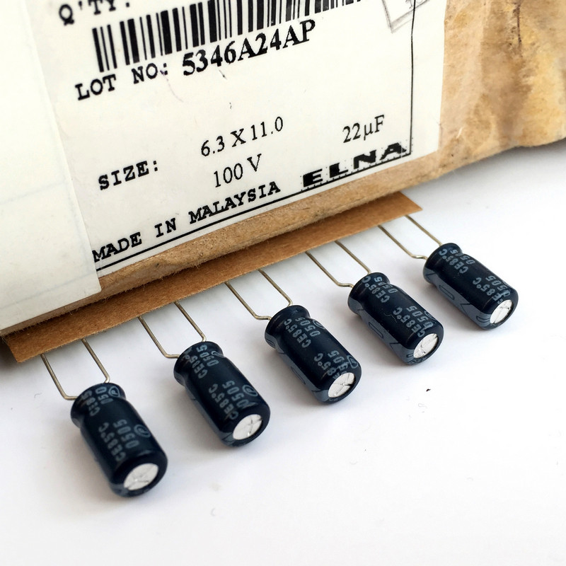 Original installation ELNA 22UF blue robe capacitor (per only) -Taobao