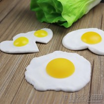  Simulation food omelette model PVC fake fried egg Plastic food props poached egg decoration window display