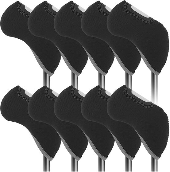 Golf club sets, golf iron set sets, 10-piece set, visible club number cap cover, protective cover