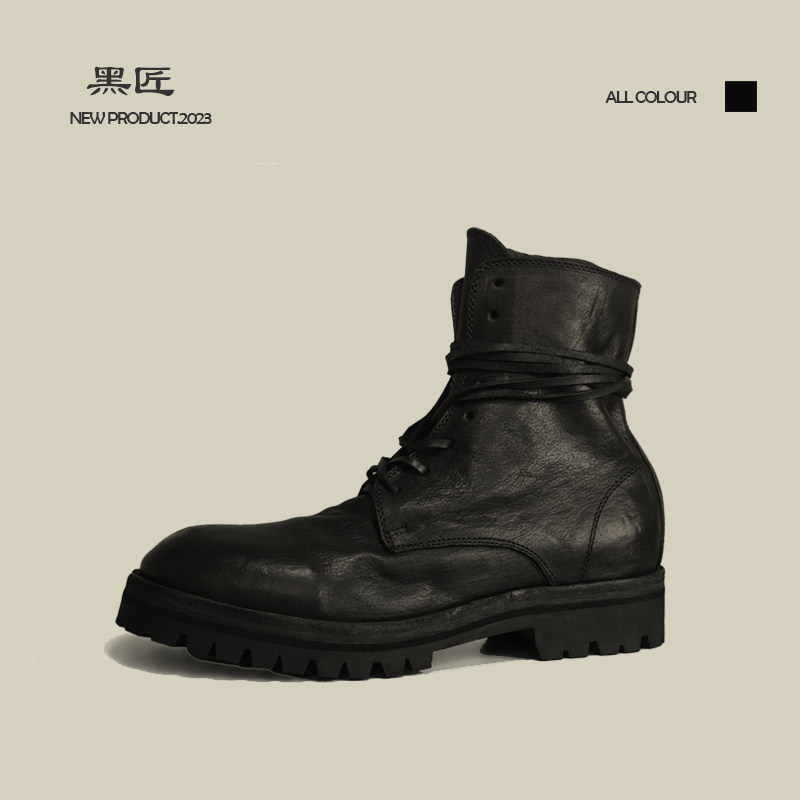 мужские ботинки guidi jxm 795V 995 пробы, сапоги из промытой конской кожи, мужская обувь, осенне-зимние ботинки Martin, мужские полусапожки
