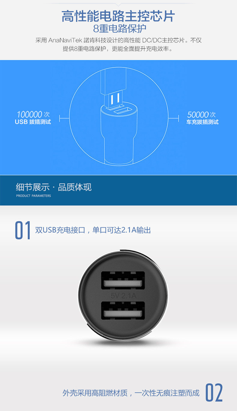 chargeur MIUI 2.1A, 2A - Ref 1299342 Image 19