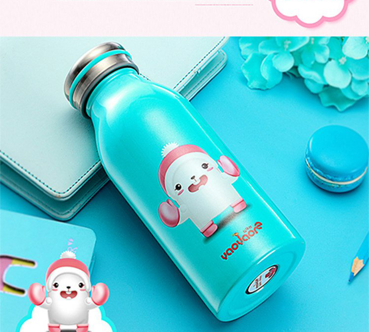 Lắc cốc nóng sáng tạo nam và nữ ấm tay cốc nước lắc lắc sóng để trở thành cốc nước nóng cốc nóng bình giữ nhiệt lock and lock