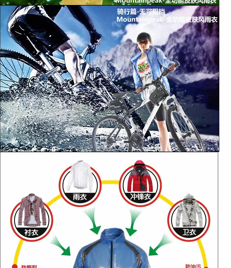 Tenue de cyclisme mixte PEAK MOUNTAIN - Ref 2229911 Image 8