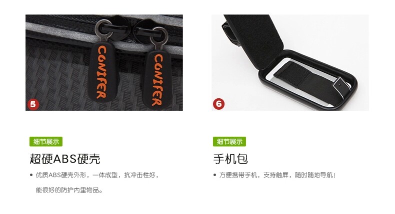 Sacoche pour vélo mixte CONIFER - Ref 2215939 Image 23