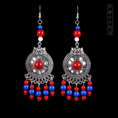 Этнические серьги, универсальные короткие ретро клипсы, этнический стиль