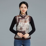 Монгольский элемент жилет Женщины Стоя воротничка новая монгольская одежда парла