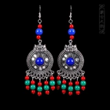 Этнические серьги, универсальные короткие ретро клипсы, этнический стиль