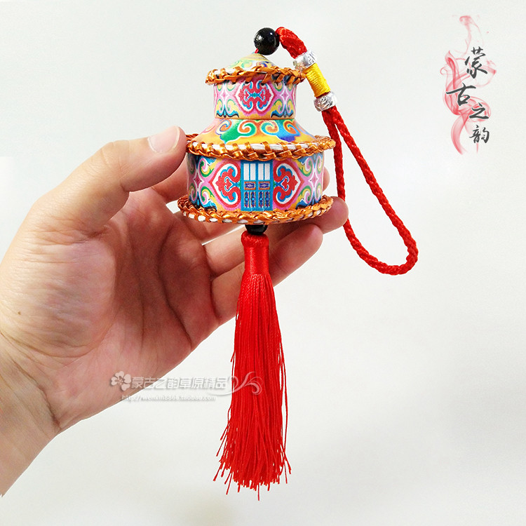 Mongolia Bag Styling Car Pendant Car Interior Goods Craftsmanship Hang Accessories Small Pendant Mongolian Character Car Supplies
