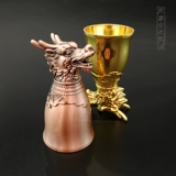 Ретро медный бокал, подарок на день рождения