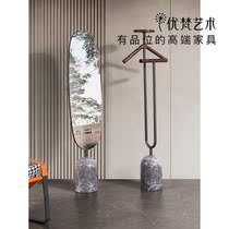 Youfan art Caen Italian light luxury hanger Villa large apartment fitting mirror M8