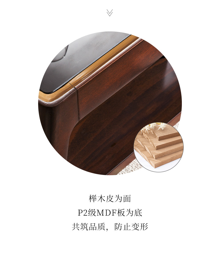 Bạn Fan Art Carpa Bàn trà Mỹ Kính cường lực Bàn trà dài Phòng khách đơn giản Nhà nhỏ Nội thất sáng tạo - Bàn trà bộ bàn ghế gỗ phòng khách