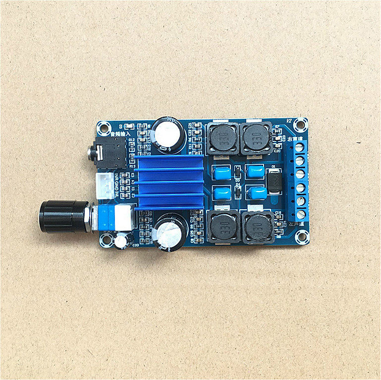 XH-M589 digital power amplifier board TPA3116D2 audio flaring amplification board high power supply 5V12V24V