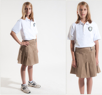 Lan Shi British decorative tripping yarn card culottes QK-8132-B Girls  school clothes Childrens clothing