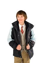 (Lan Shi)Mitong grid color off jacket stormtrooper winter jacket windproof and warm