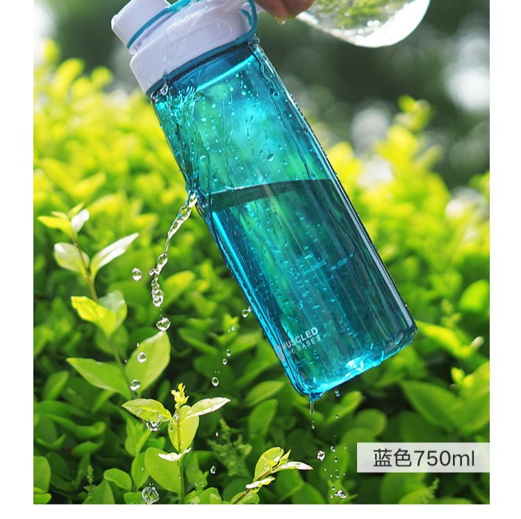 Dung tích lớn nước thủy tinh nhựa thể thao chai nước chai nước ngoài trời chai nước siêu thể dục xách tay sinh viên cốc không gian cốc nam - Tách bình nước giữ nhiệt