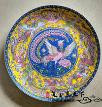 Antique collection Antique ceramics Birds birds phoenix plate ornaments free shelves home decoration ornaments
