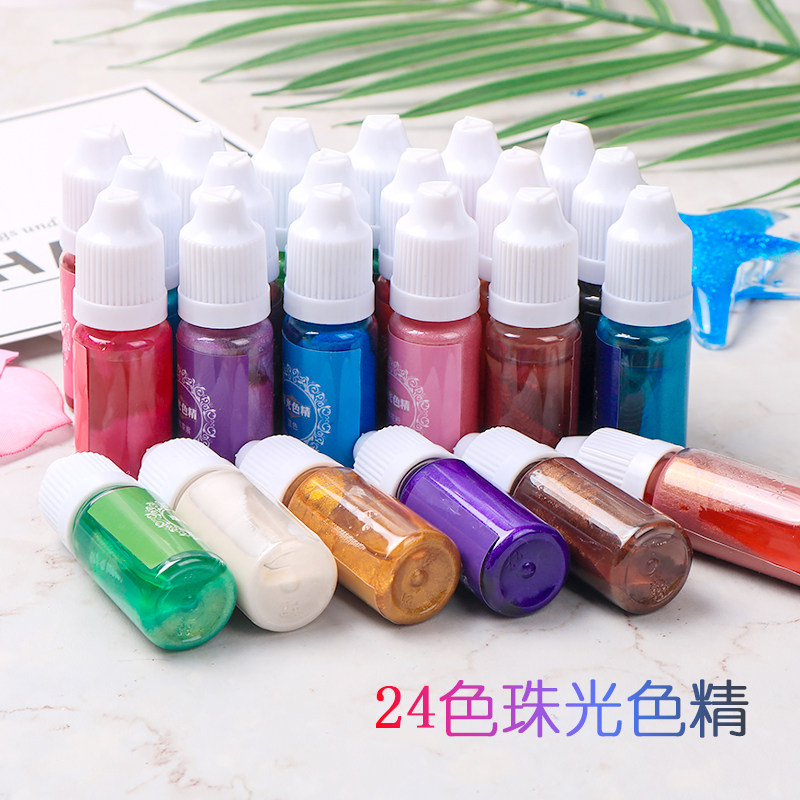 Crystal drop rubber mold diy material bauzhu fine manufacturing ab rubber pigment pigment set