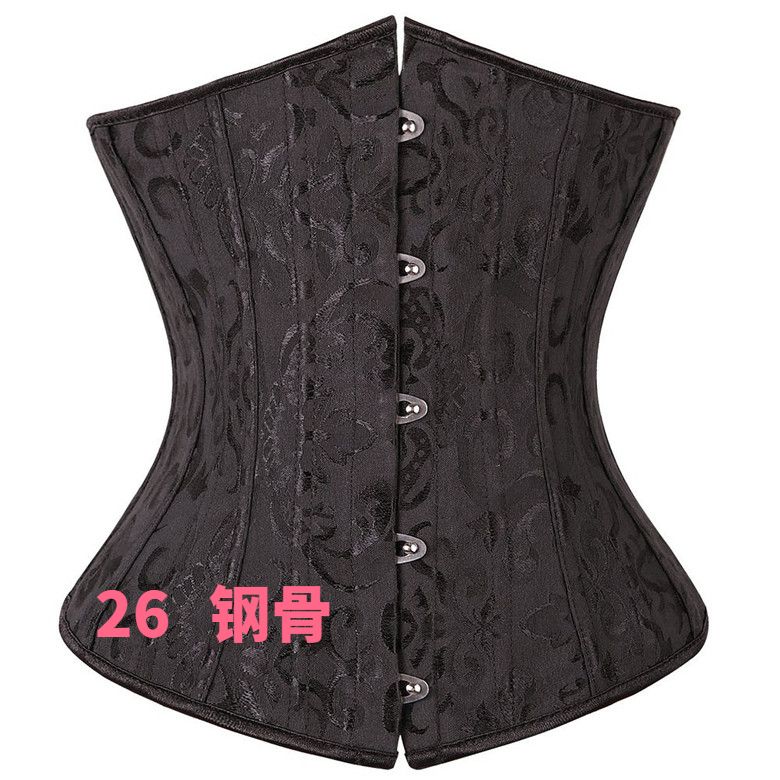 The European and American court large steel bone tightness shaped body coat, wedding dress underwear bottom waist seal after the belly