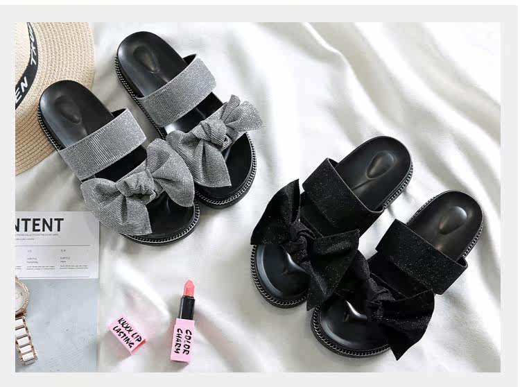 Sandales femme      en tissu paillete - Ref 2672100 Image 11