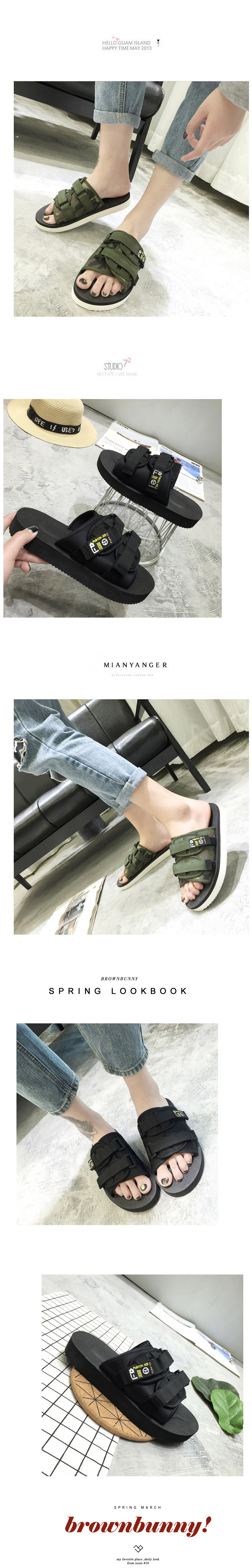 Sandales femme      en tissu - Ref 2672091 Image 7