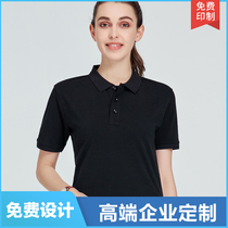 Nano cotton polo shirt T-shirt short sleeve advertising shirt summer work clothes custom printed logo