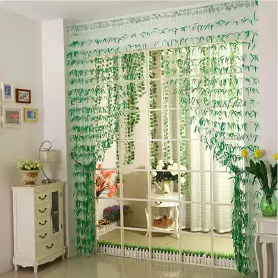 Fresh willow line curtain decorative curtain Door curtain hanging curtain Living room door decoration partition curtain finished product