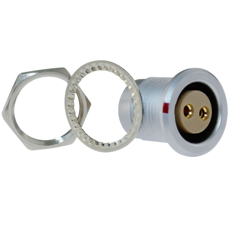 M12 Connector FGA EGA 1B Dual-Key 30-degree Connector 2 3 4 5 6 7 8 10 12 Core