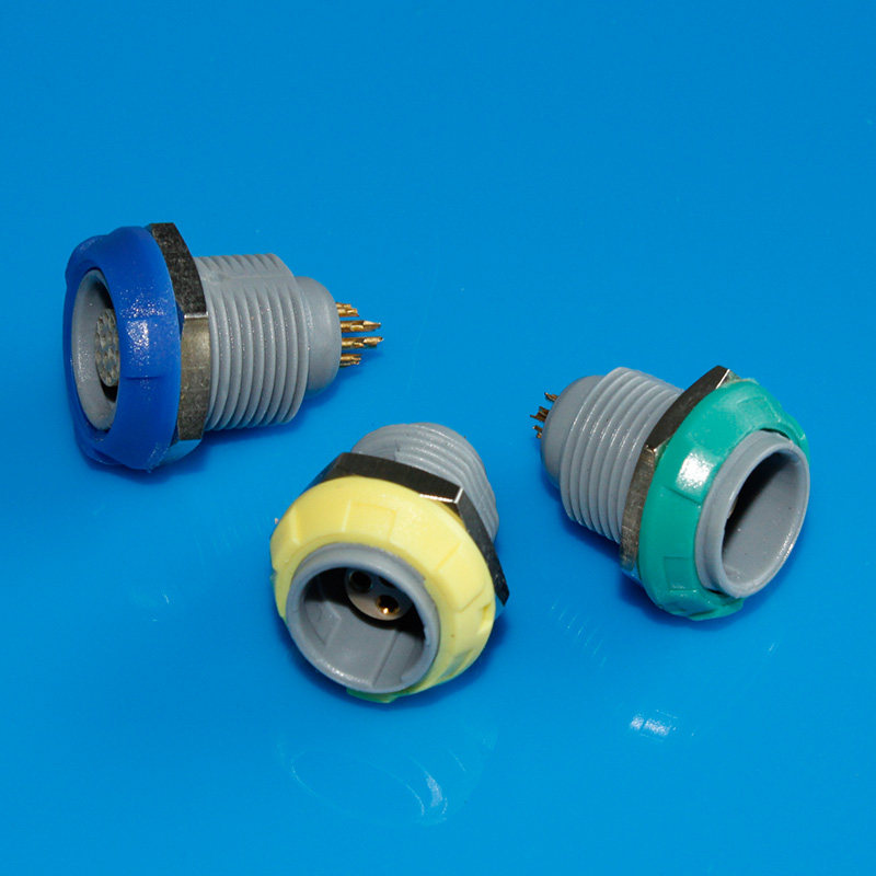 Precision plastic PKG1P 2-14 core aerospace equipment connector aviation socket medical wiring harness connector socket