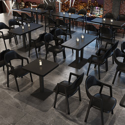 Bar Special Table Clear Bar Table and Chair Casual Music KTV Long Table Dessert Milk Tea Shop Cafe Barbecue Shop Table
