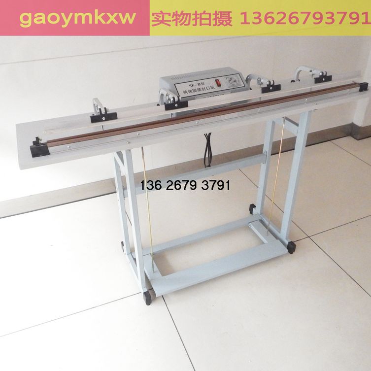 SF-1400 pedal sealing machine 1 4 m length sealing machine for sealing machine with foot stamping machine 