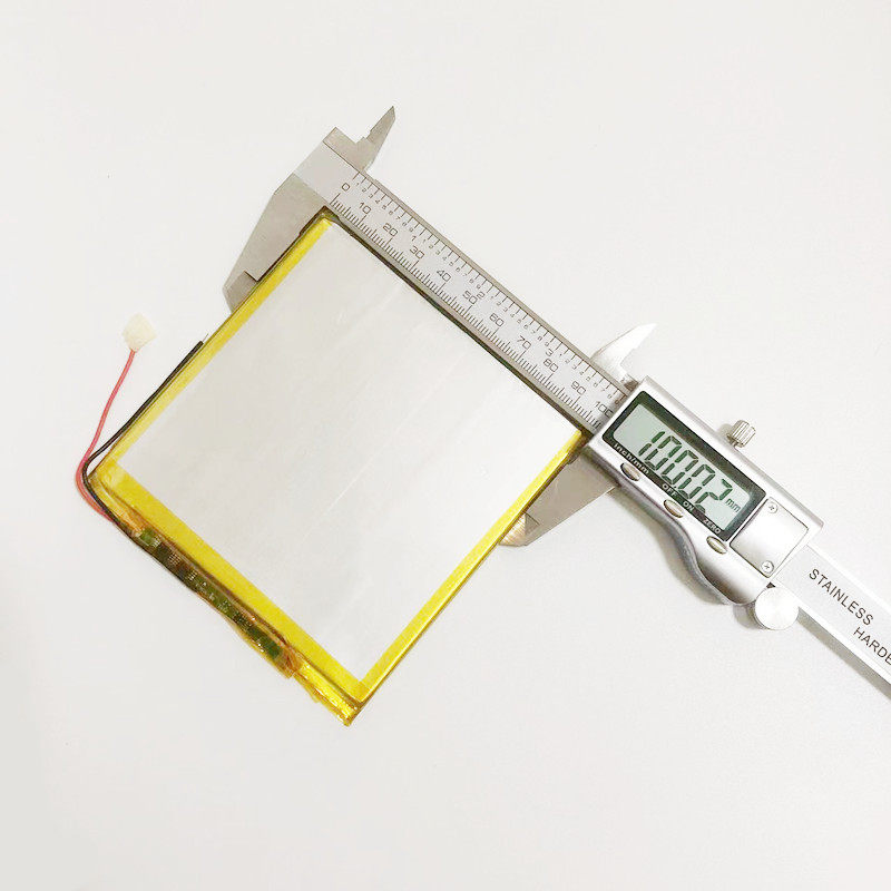 3 7V flat battery universal polymer high capacity flat computer battery 2 wire welding mobile phone battery