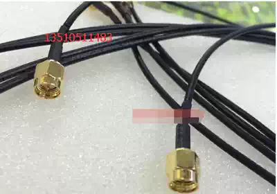 RF SMA-JJ Imported RG174 ultra-soft coaxial jumper SMA male-to-male signal line SMA line 50 ohm